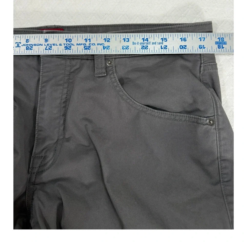 UNTUCKit Pants Mens 34 Don Santiago Grey Golf Office Relaxed Fit Stretch EUC